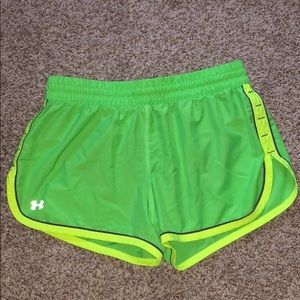 Green Under Armour Shorts